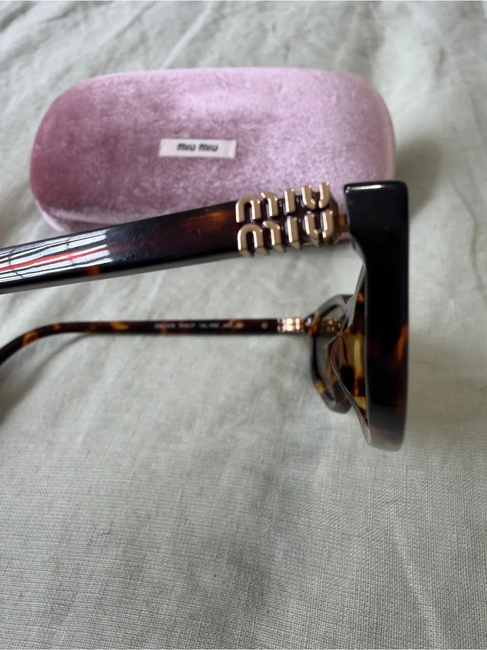 Miu Miu Regard Tortoiseshell Sunglasses